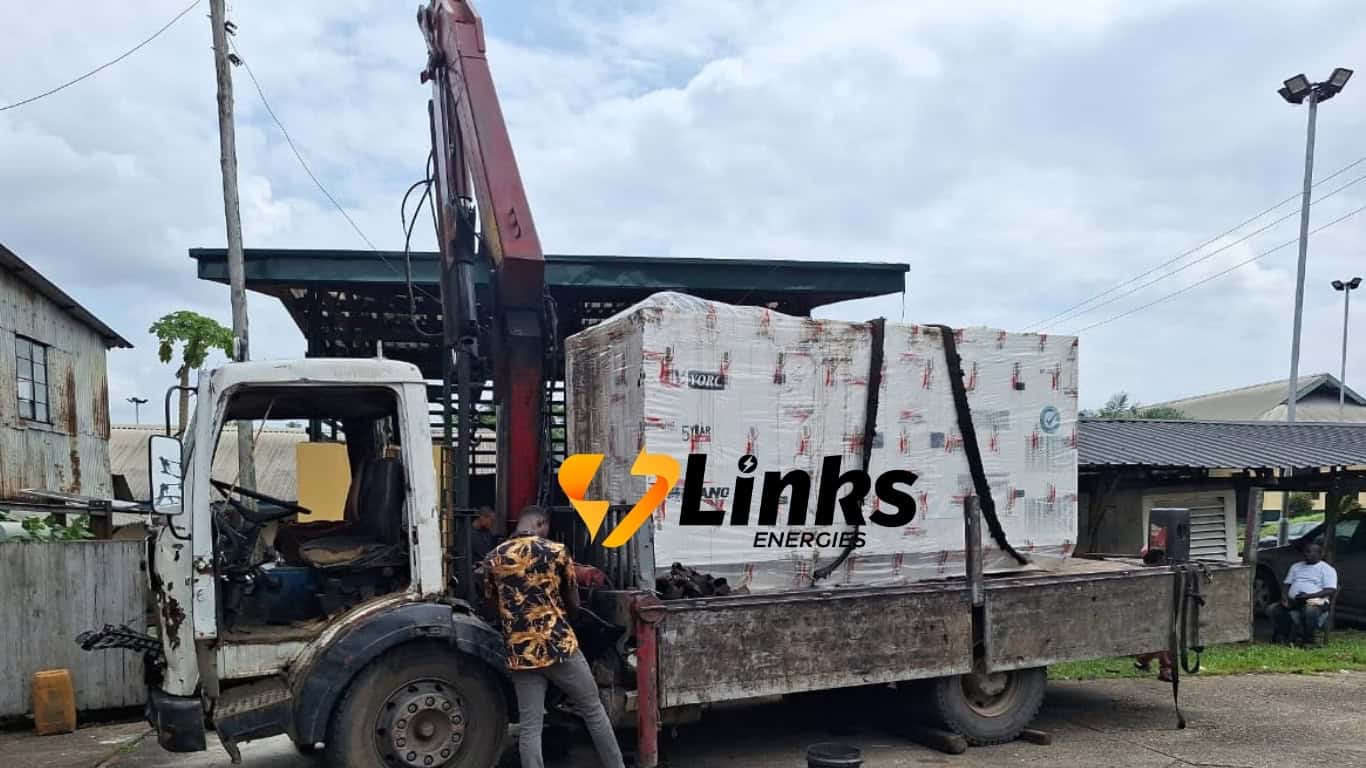 Mikano 250 KVA arriving at destination