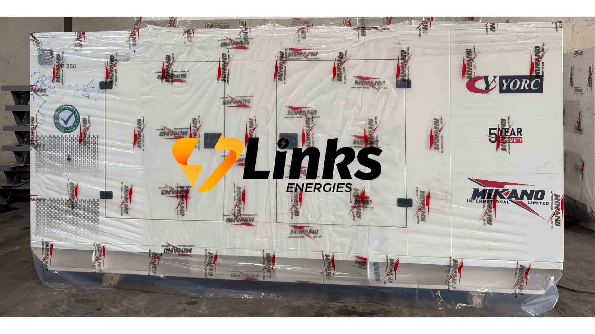 Mikano 250 KVA at manufacturing facility